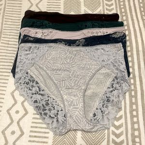 Embraceable High Leg lace panties [lot of 5]